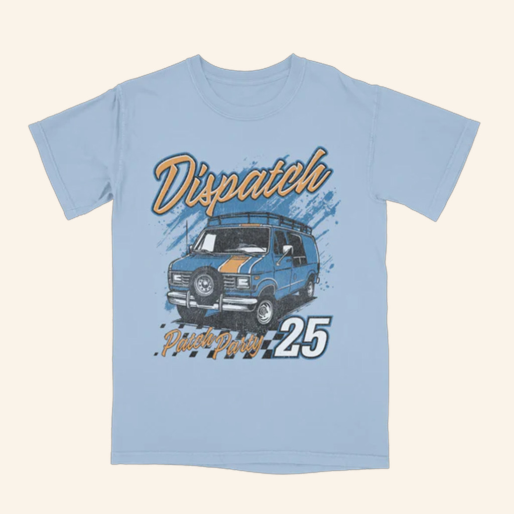 Dispatch Merch Patch Party 25 T-Shirt Present For Friends