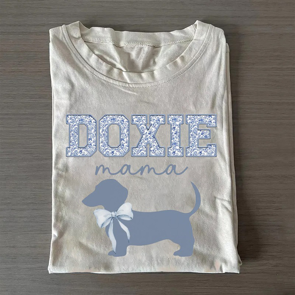 Doxie Mama T-Shirt Dachshund Cute Wiener Dog Dachshund Mothers Day Gifts For Mom