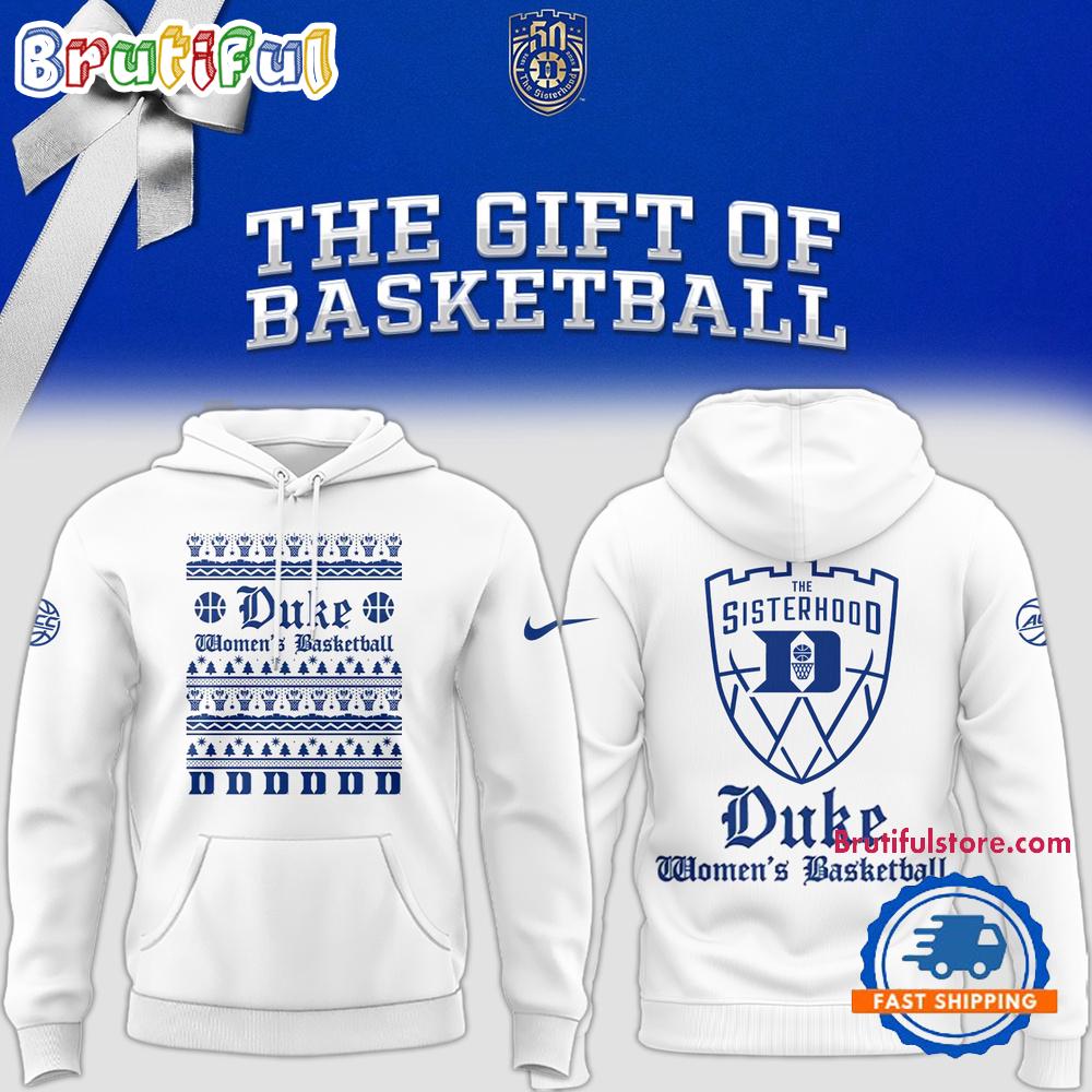 Duke Blue Devils The Gift Of Basketball Christmas Limited Hoodie