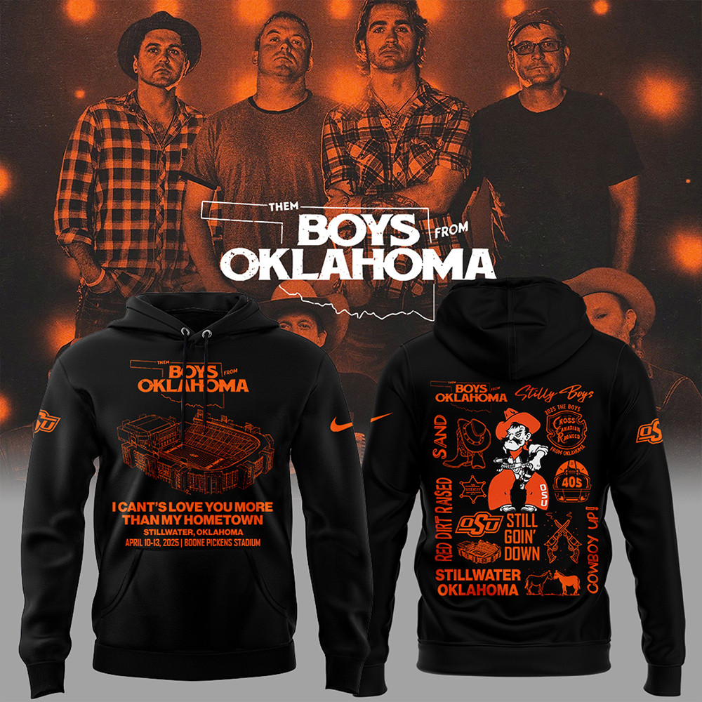 Edition The Boys From Oklahoma Black Hoodie