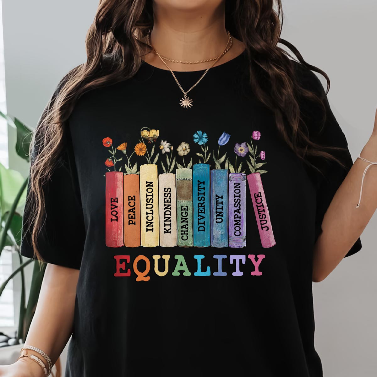 Equality Book T-Shirt Father Daughter Presents