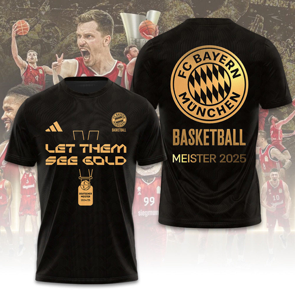 FC Bayern Munchen Basketball 3D Shirt Best Gifts For Basketball Lovers