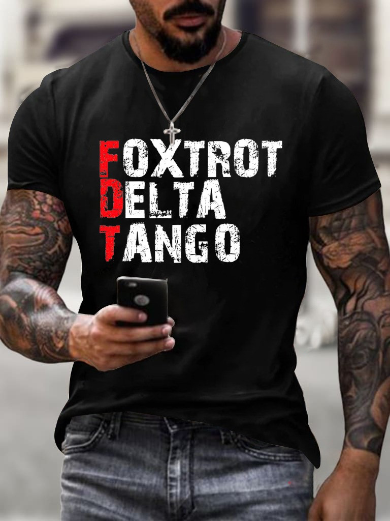 FDT Foxtrot Delta Tango T-Shirt Anti Trump Shirt Against Trump Apparel Political Gifts