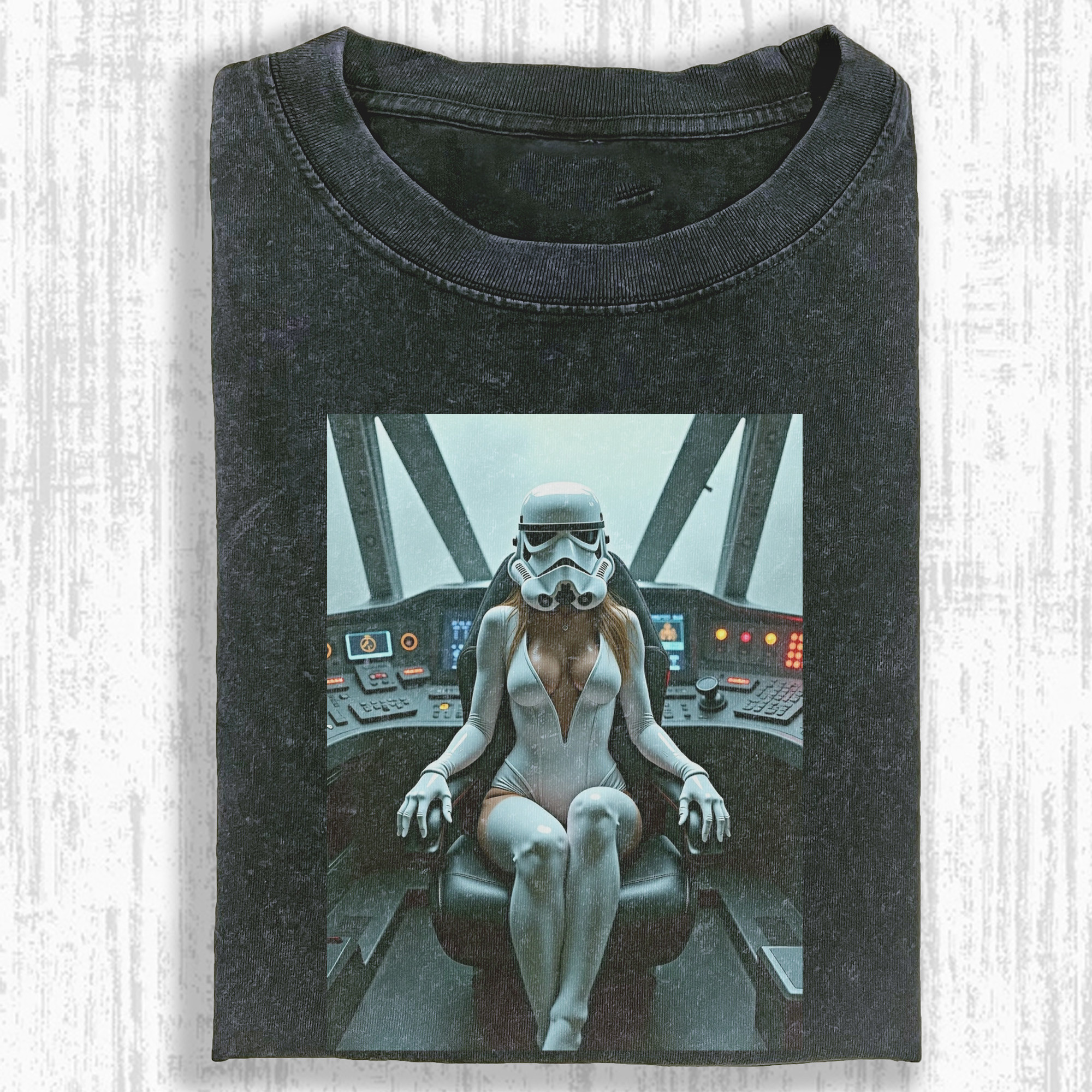Female Soldier In The Cockpit Of A Battleship Tshirt FatherS Day Gifts For Star Wars Lovers