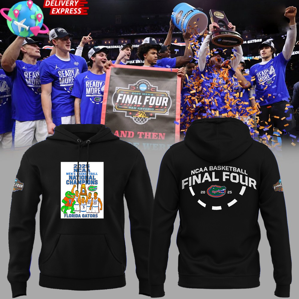 Florida Gators 2025 NCAA MenÃ¢â‚¬â„¢s Basketball National Champions Hoodie Gifts For Basketball Fans