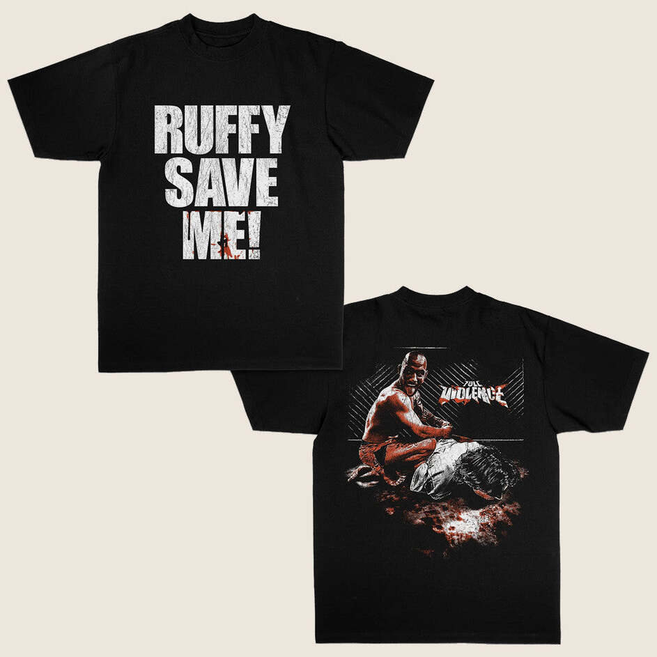 Full Violence Merch Ruffy Save Me Classic In Black T-Shirt Gifts For Dad Gifts For Fans