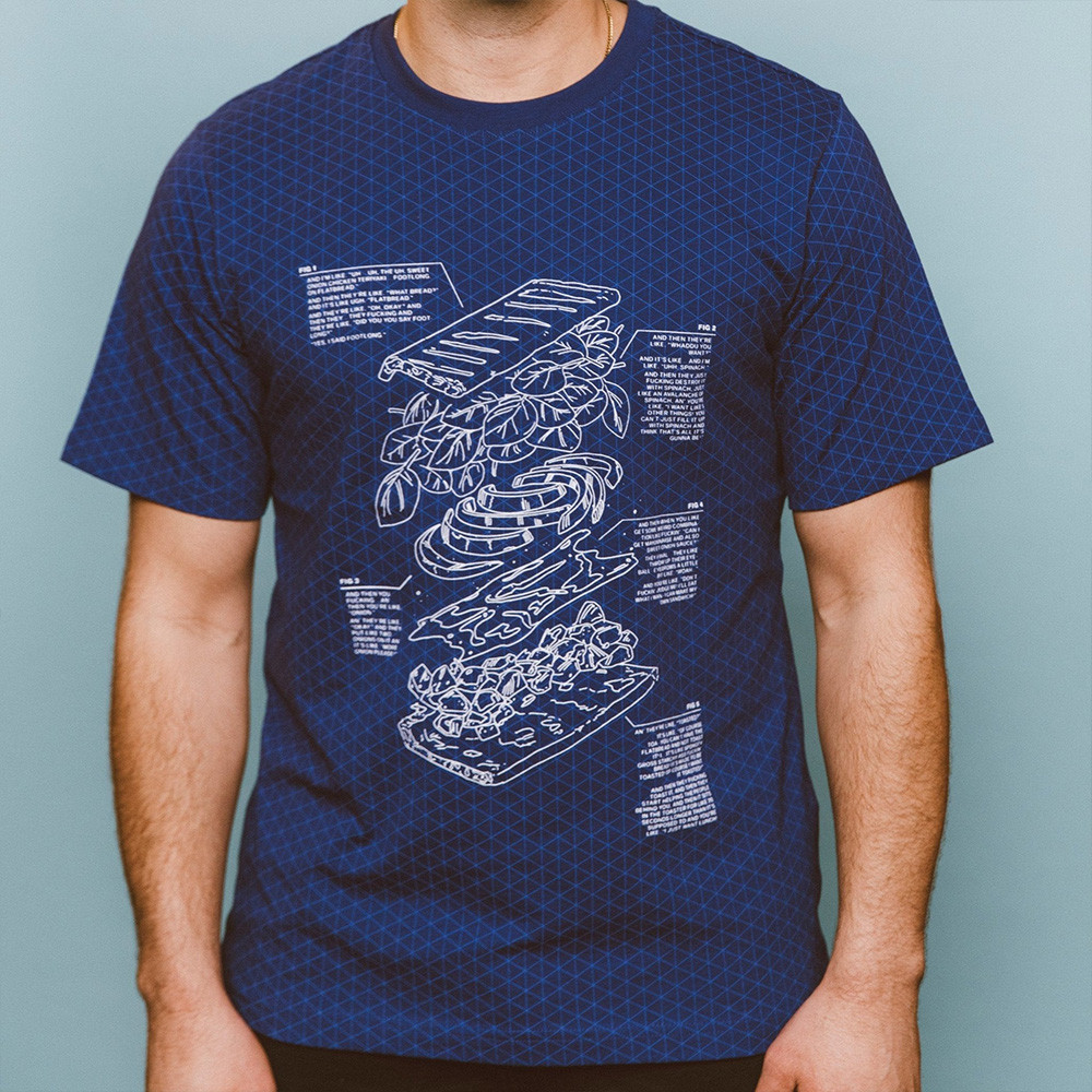 Gamegrumps Merch Game Grumps I Hate Subway Sandwich Diagram T-Shirt Fans Gifts