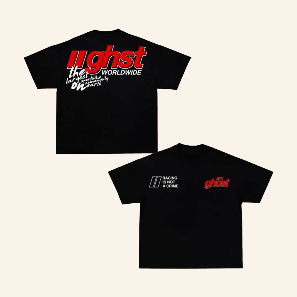 Ghost Racing Merch Ghst Red Shirt Black Gifts For Husband