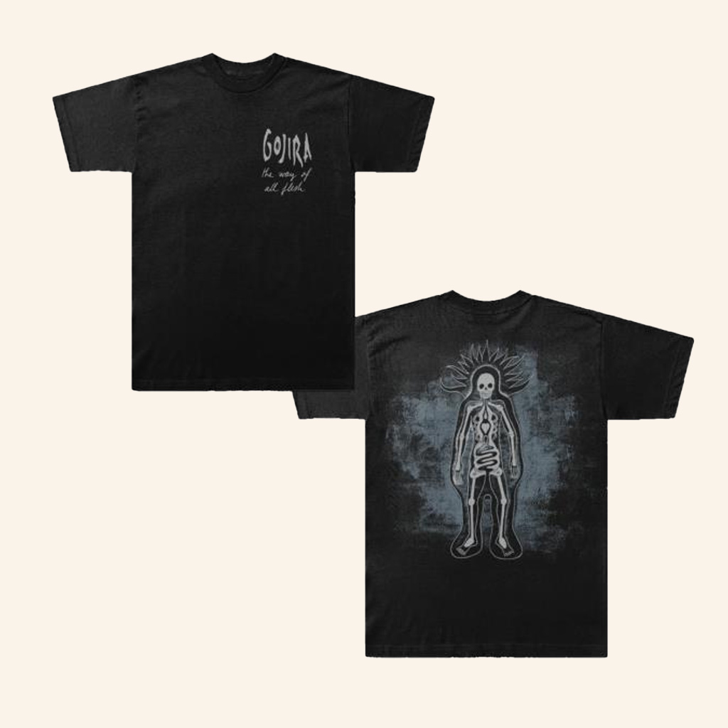 Gojira Music Merch Twoaf Anniversary T-Shirt Gifts For Music Fans