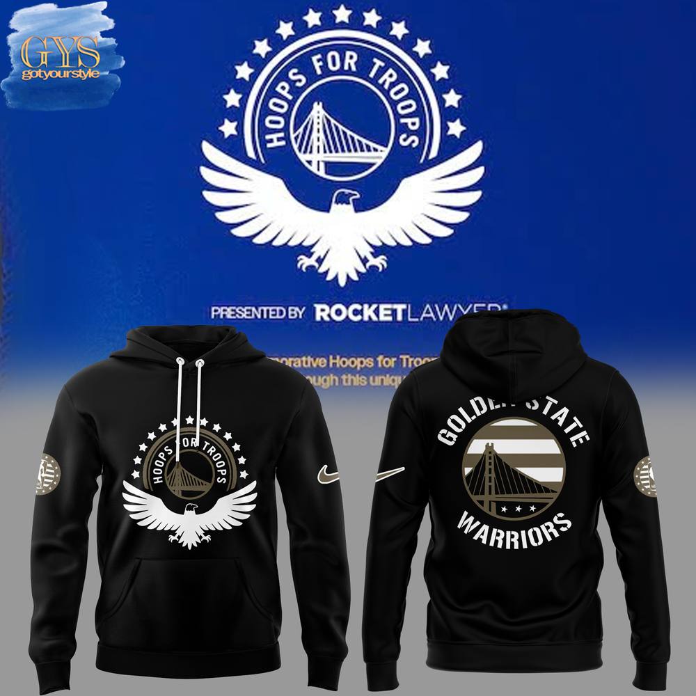 Golden State Warriors Hoops For Troops Special Edition Hoodie