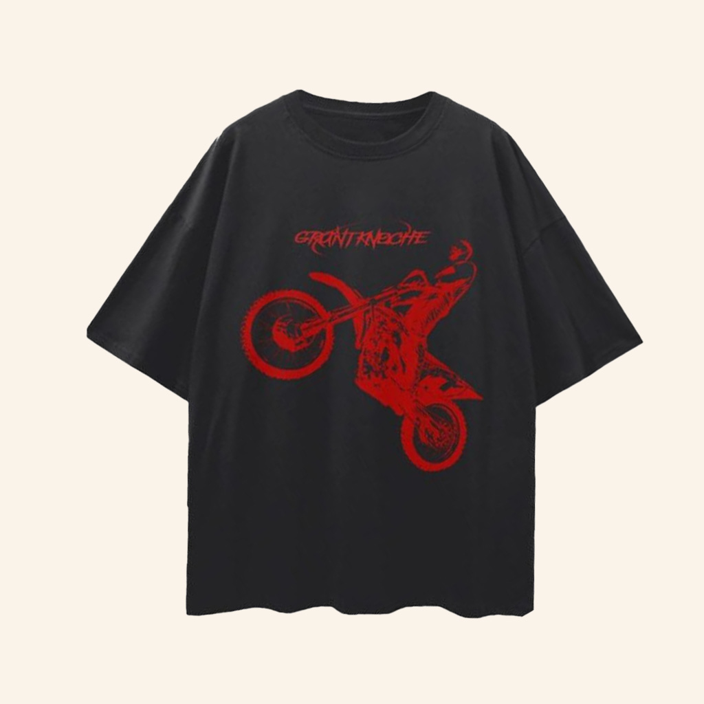 Grant Knoche Merch Grant Knoche Red Moto Shirt Birthday Gift Ideas For Husband