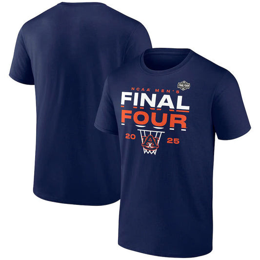 Gray Auburn Tigers 2025 NCAA Mens Basketball Tournament March Madness Final Four Locker Room T-Shirt
