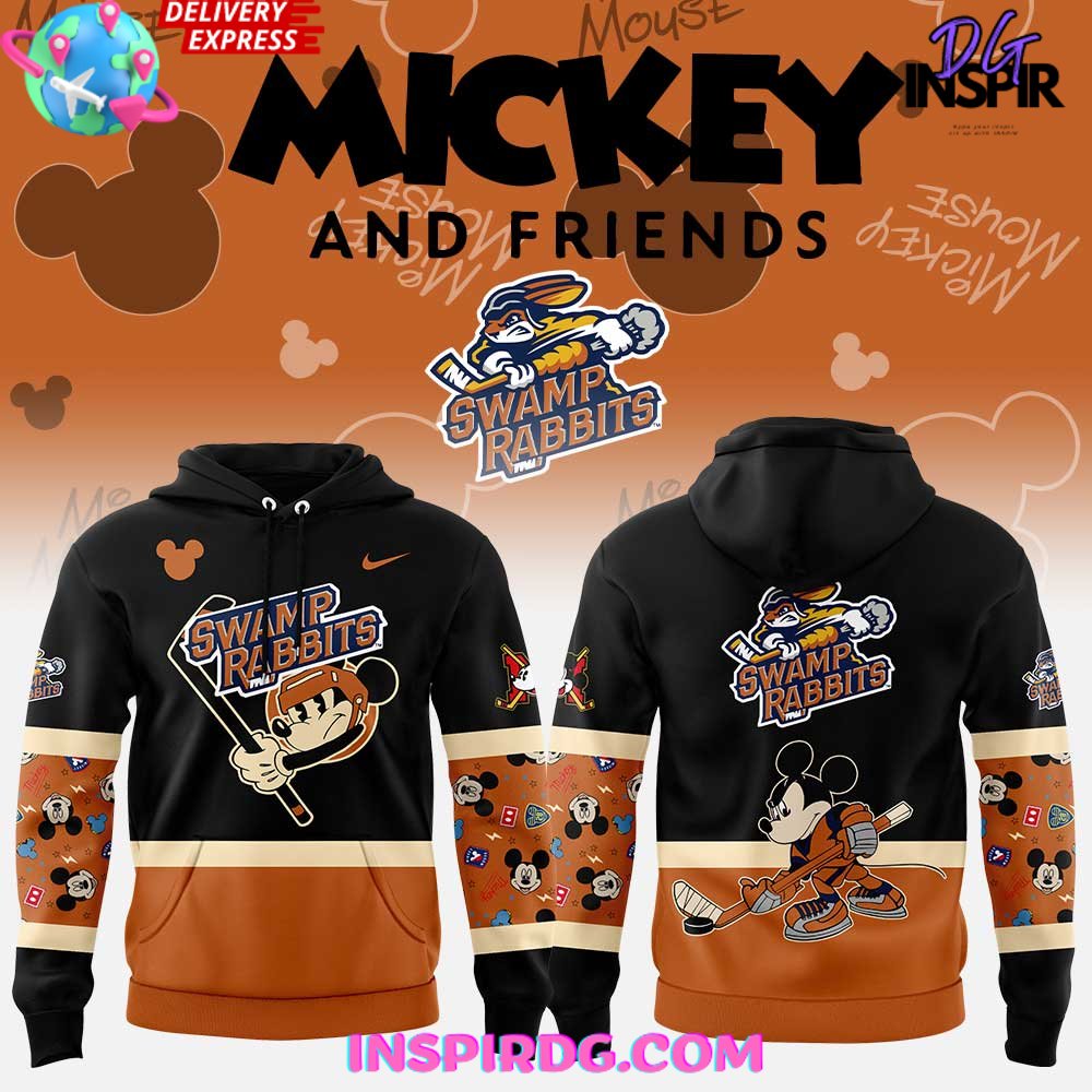Greenville Swamp Rabbits Mickey & Friends Special Hoodie