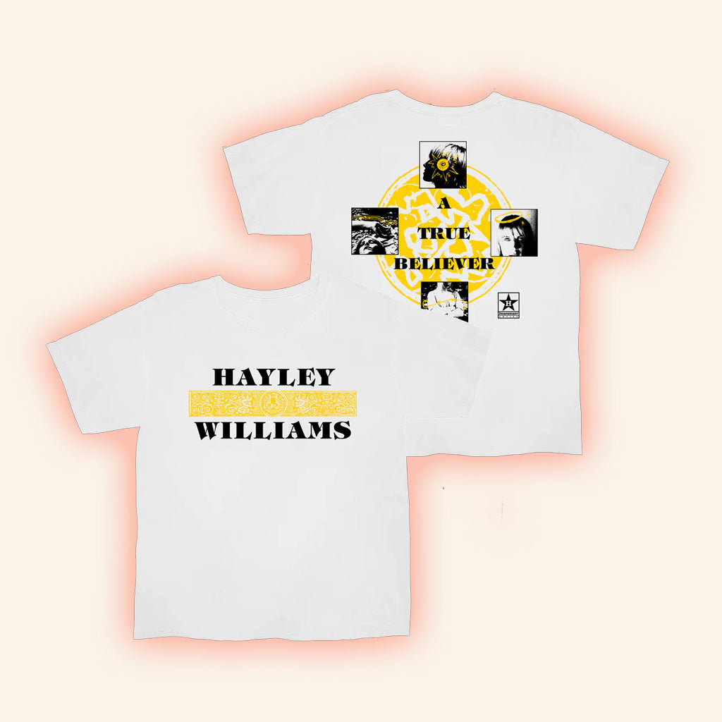 Hayley Williams Merch True Believer Ivory T-Shirt Presents For Music Lovers