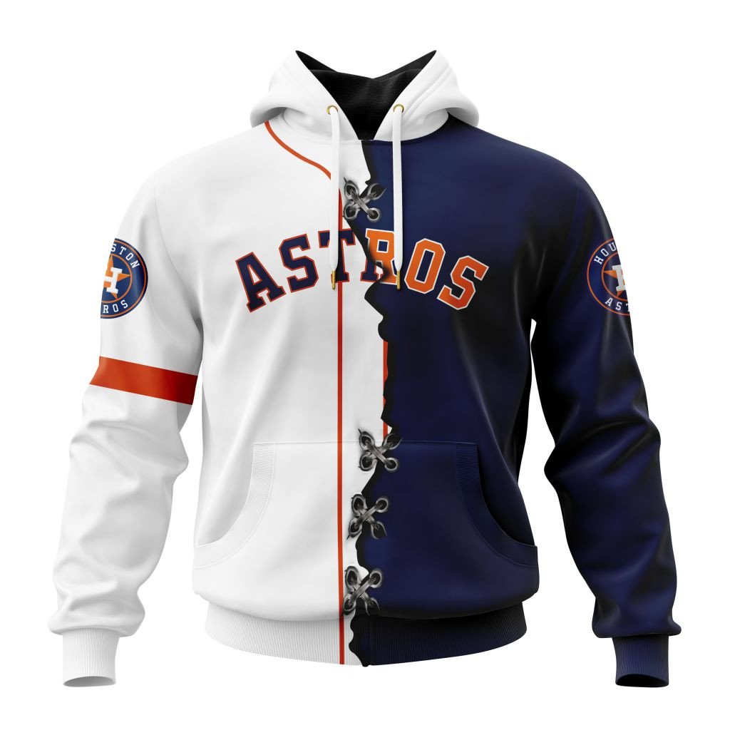 Houston Astros Mix Jersey Design Hoodie Ã¢â‚¬â€œ Personalized MLB Gift