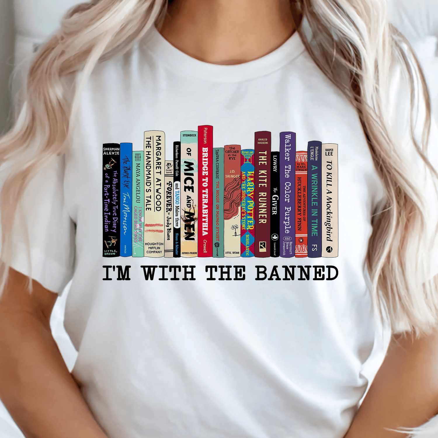 IM With The Banned Book Lovers T-Shirt Best Gifts For Book Lovers