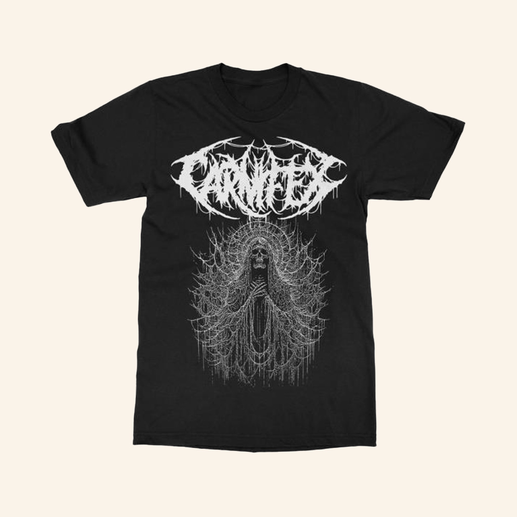 Indie Merch Carnifex Skull Prayer T-Shirt Birthday Gift For Brother
