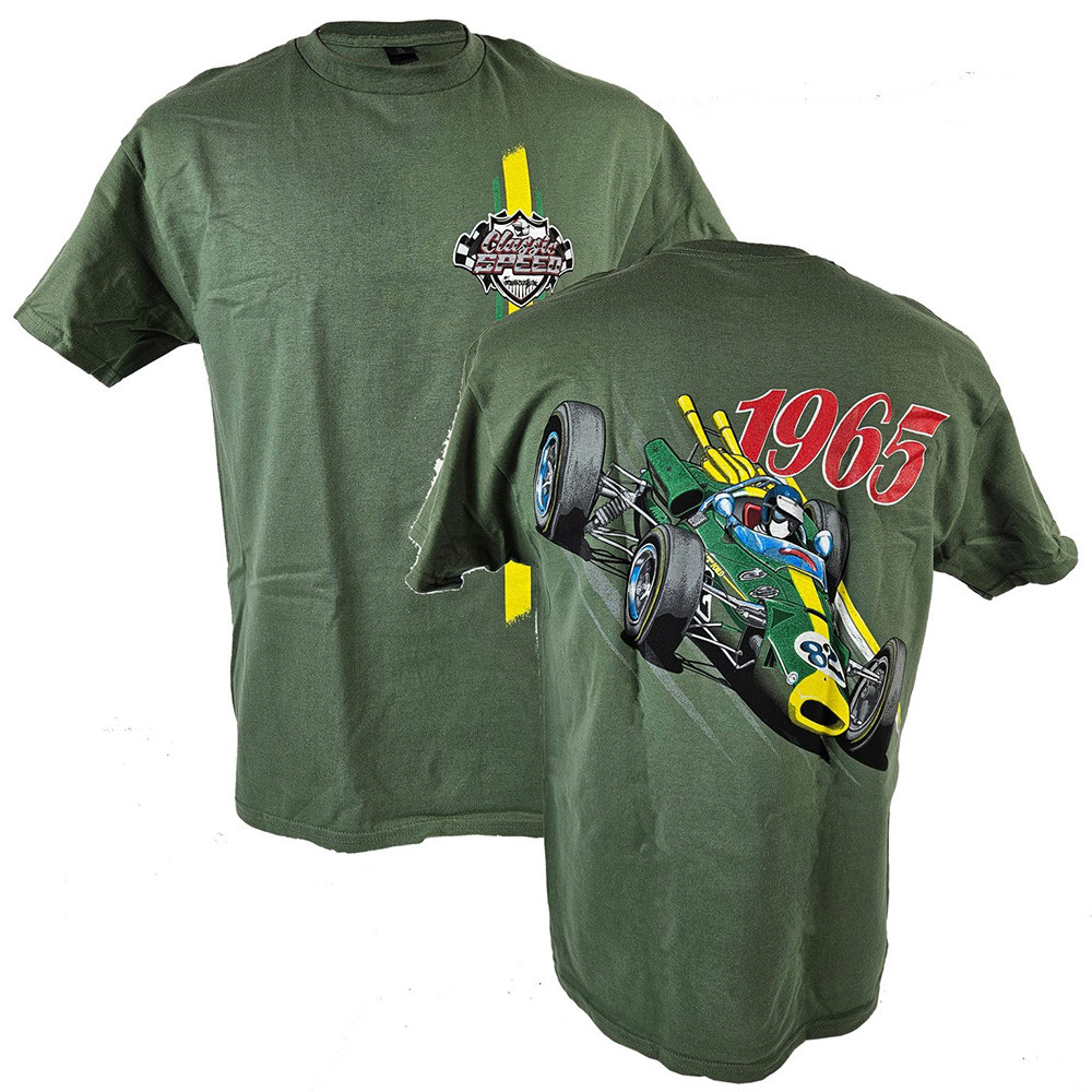 Indy Car Merch Classic Speed 1965 Lotus Shirt Gifts For Fathers Day From Wife