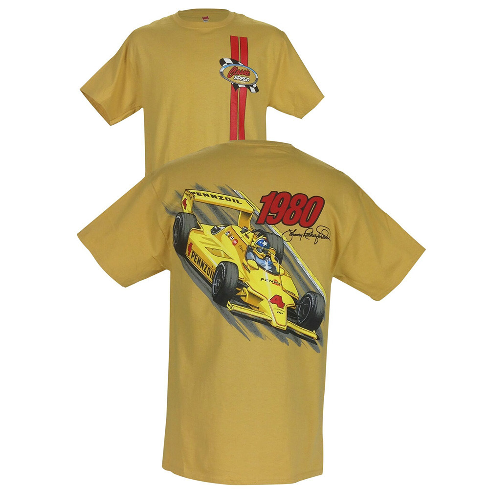Indy Car Merch Classic Speed 1980 Johnny Rutherford Shirt Good Fathers Day Presents