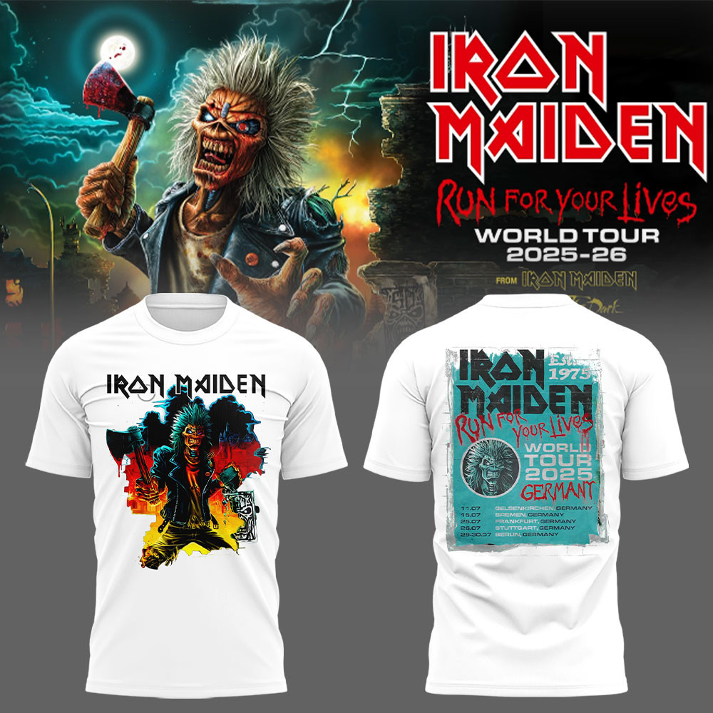 Iron Maiden The Germany Regional Tour Shirt Merch Gift For Metal Fans