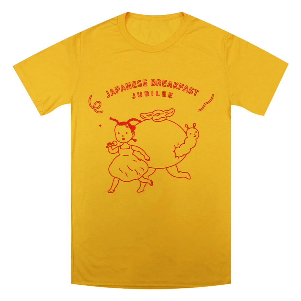 Japanese Breakfast Merch Japanese Breakfast Running Girl Gold T-Shirt Fathers Day Gifts