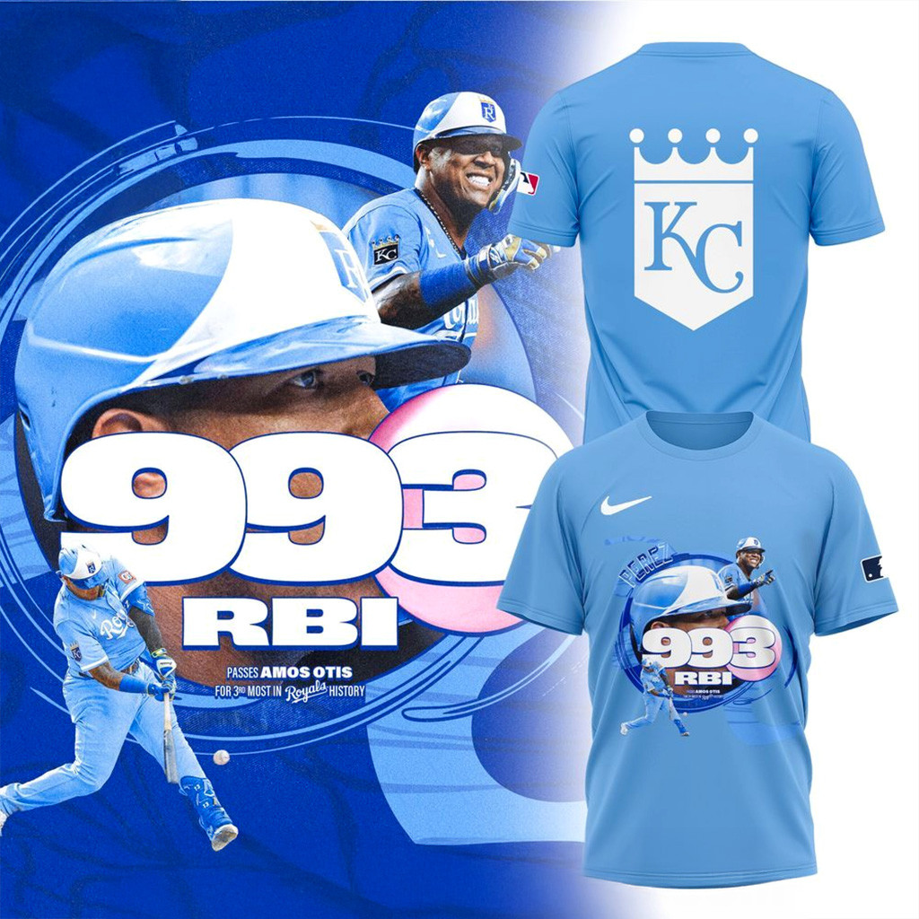 Kansas City Royals Salvador Perez 993 RBI Record T-Shirt Royals Merch Gifts For Fans
