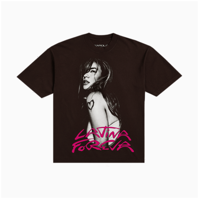 Latina Foreva Tee Karol G Merch T-Shirt Gifts For Music Lovers Birthday Gifts For Besties