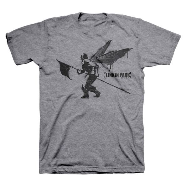 Linkin Park Tour Merch Tee Shirt Side Street Soldier Heather Grey Gift For Men Woman