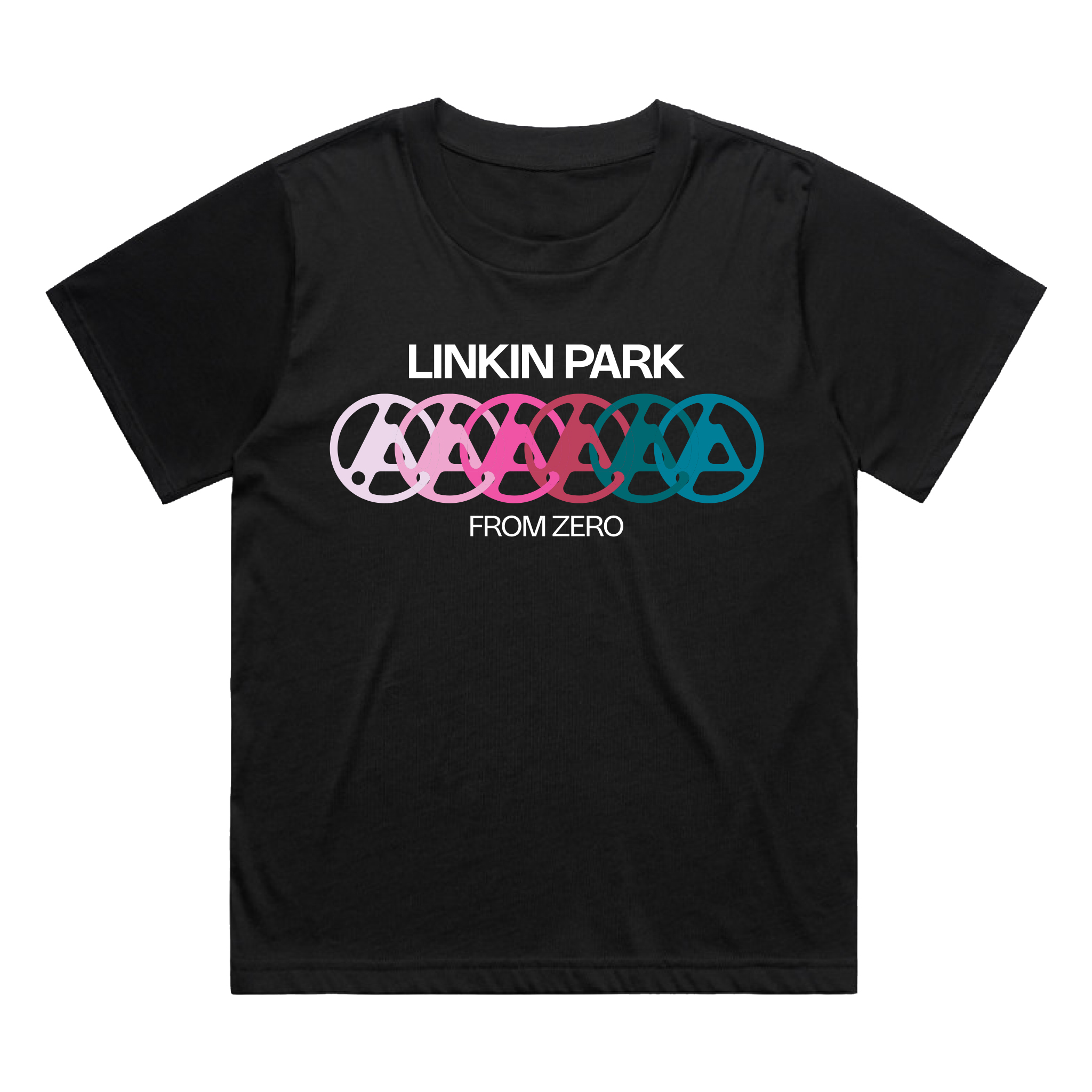 Linkin Park Tour Merch Tee Shirt Six Members Ladies Black Cool Gift For Music Lovers