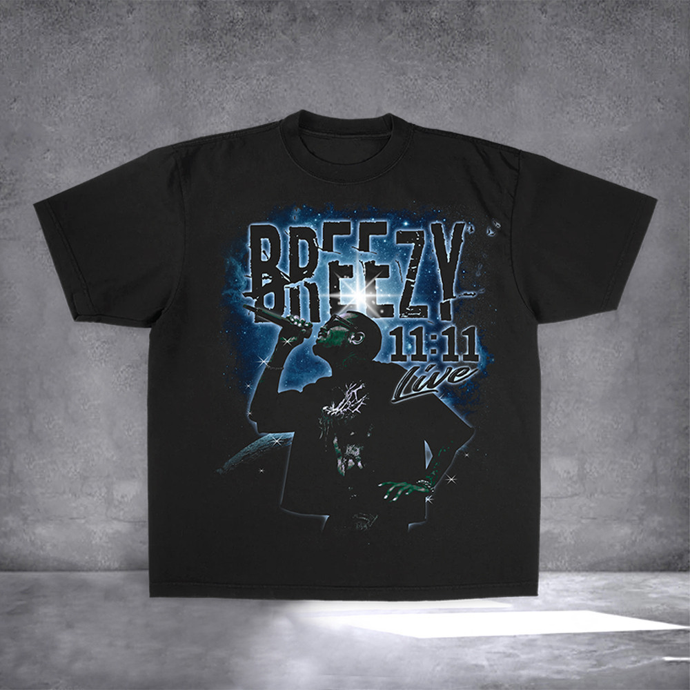 Live In Space Blu Blk Shirt Gifts For Music Enthusiasts