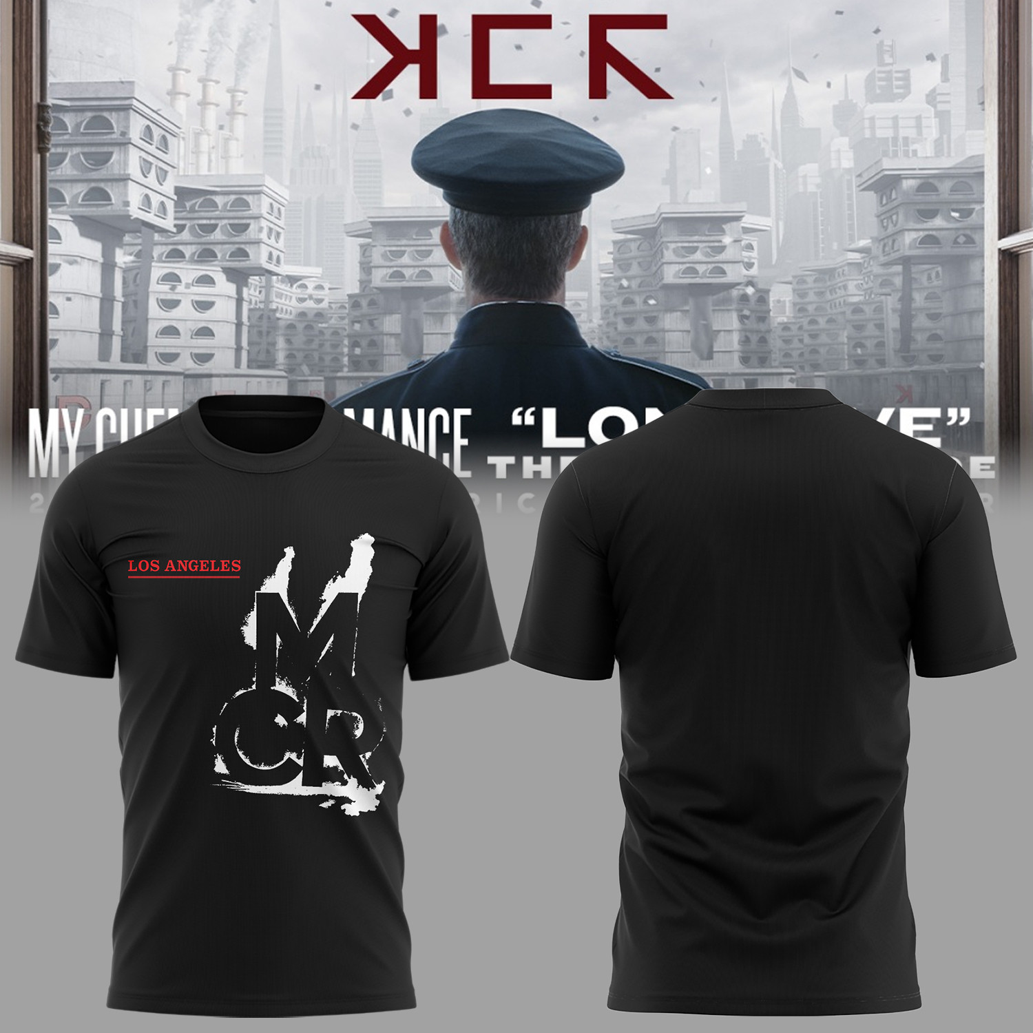 Long Live The Black Parade Tour 2025 X LA Tshirt For Fans