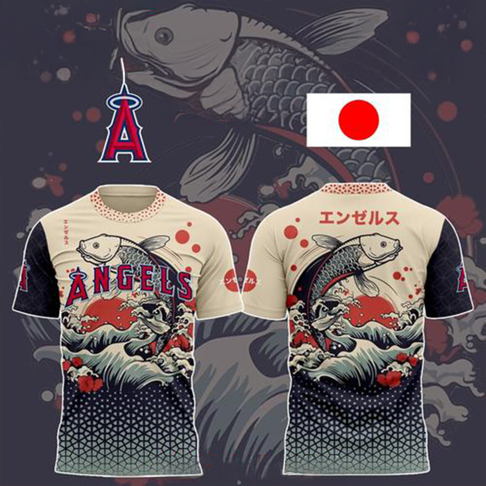 Los Angeles Angels Japanese Heritage Night 2025 T-Shirt Los Angeles Angels Merch Gifts For Dad