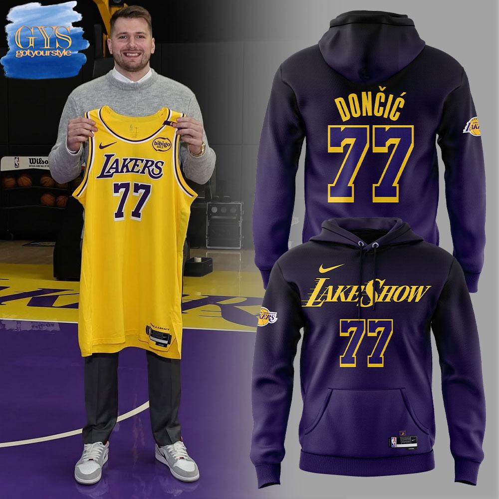 Los Angeles Lakers Luka Doncic Lake Show Hoodie