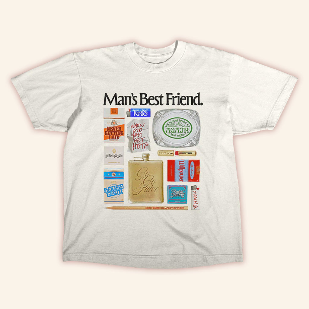 Mans Best Friend Object T-Shirt Best Birthday Gift For Husband