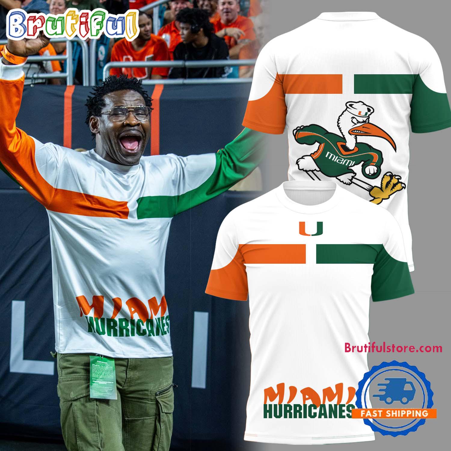 Miami Hurricanes x Michael Irvin T Shirt1