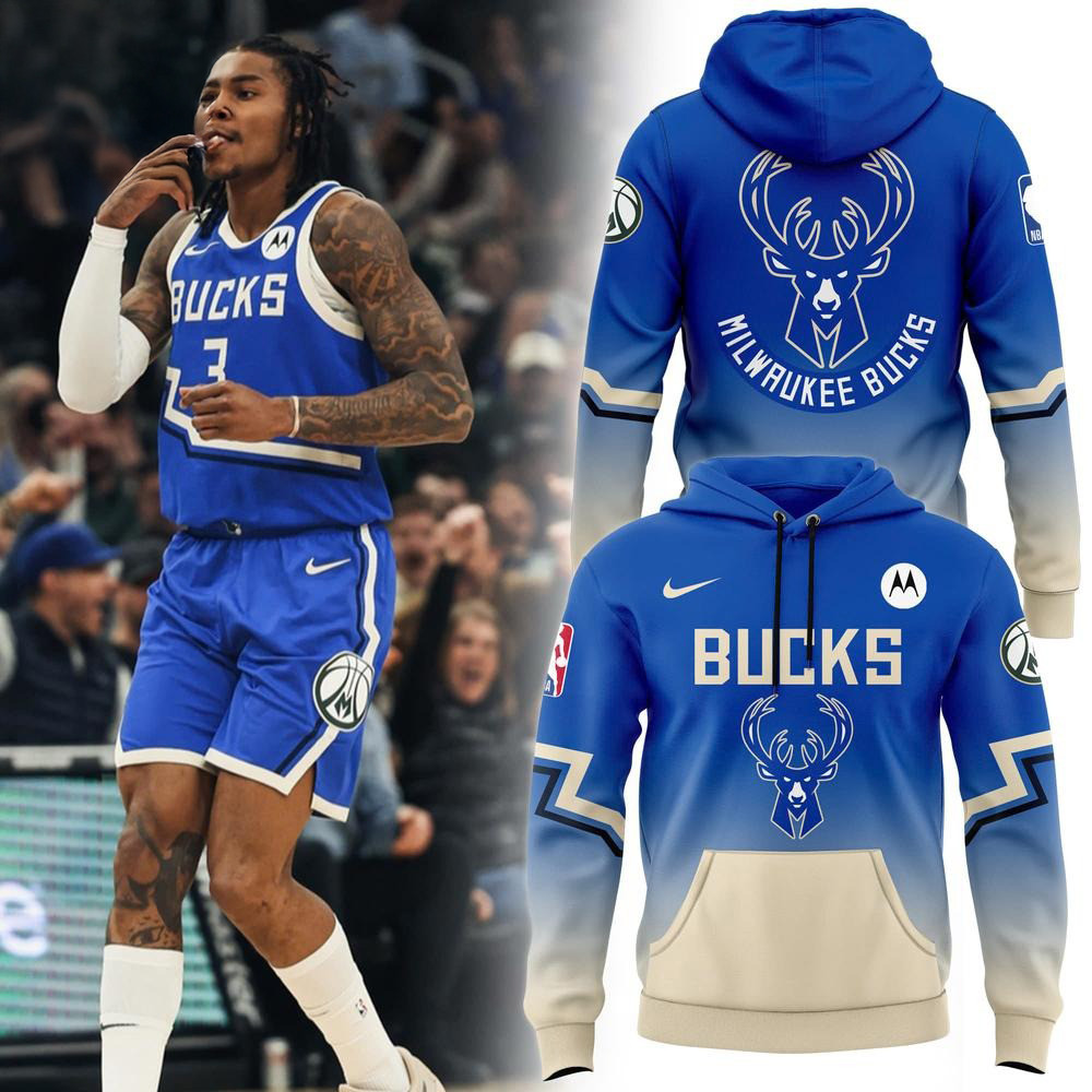 Milwaukee Bucks Special Blue Uniform Edition Hoodie Best Gifts For Basketball Lovers