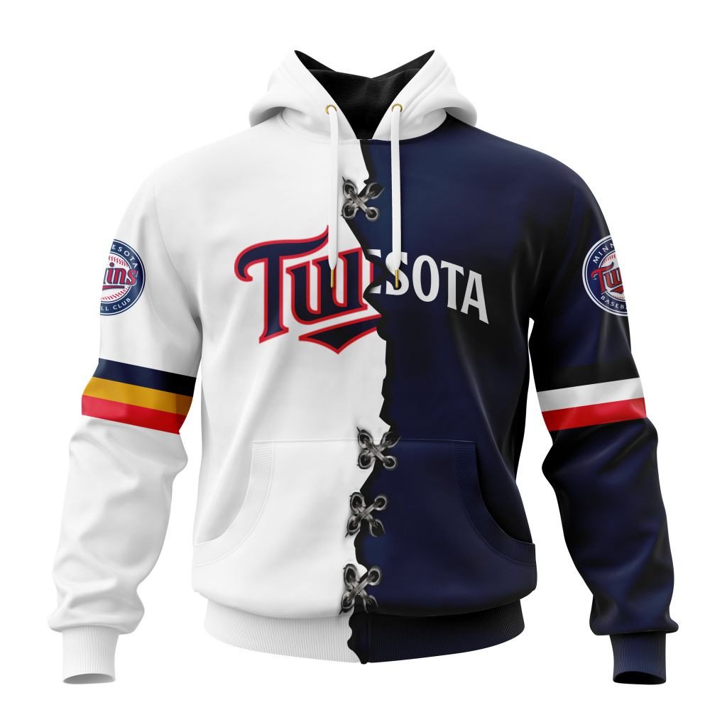 Minnesota Twins Personalized Mix Jersey Design Hoodie
