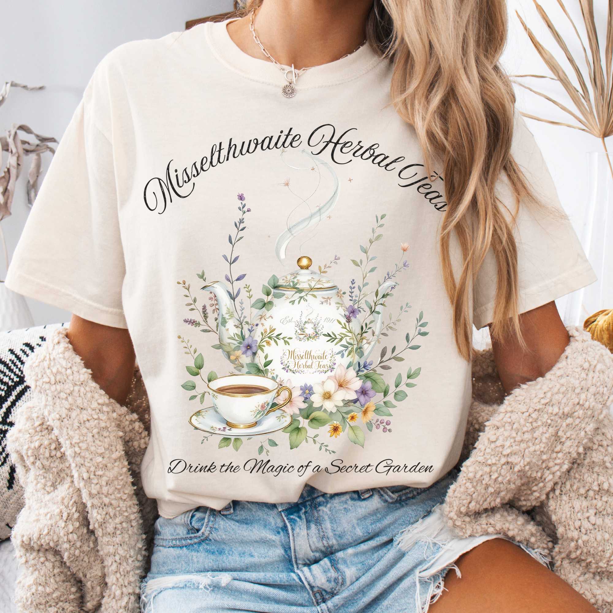 Misselthwaite Herbal Teas - The Secret Garden T-Shirt Gift For Girl