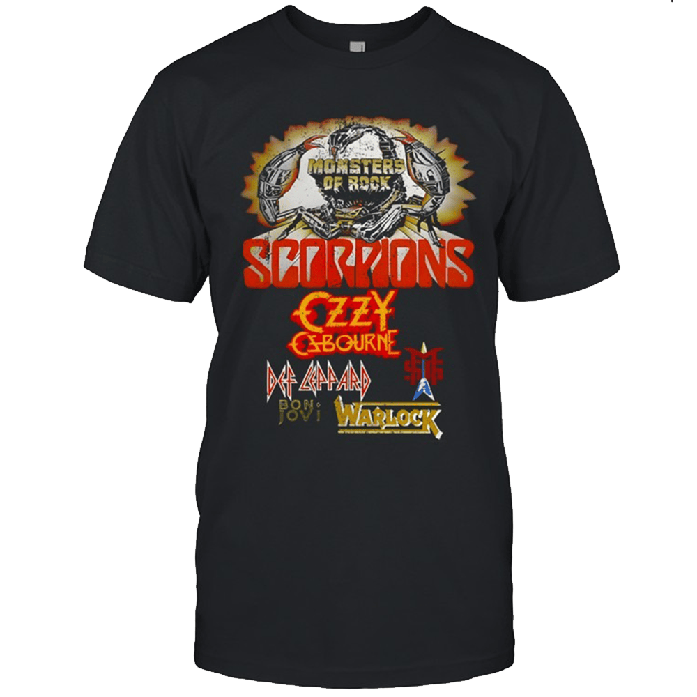 Monsters Of Rock Merch Monsters Of Rock Scorpions T-Shirt Best Gifts For Dad