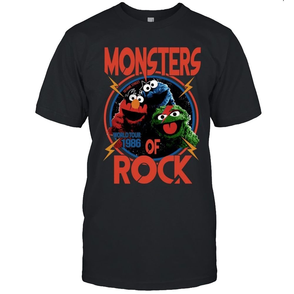 Monsters Of Rock Merch Monsters Of Rock World Tour 1986 T-Shirt Fathers Day Gifts
