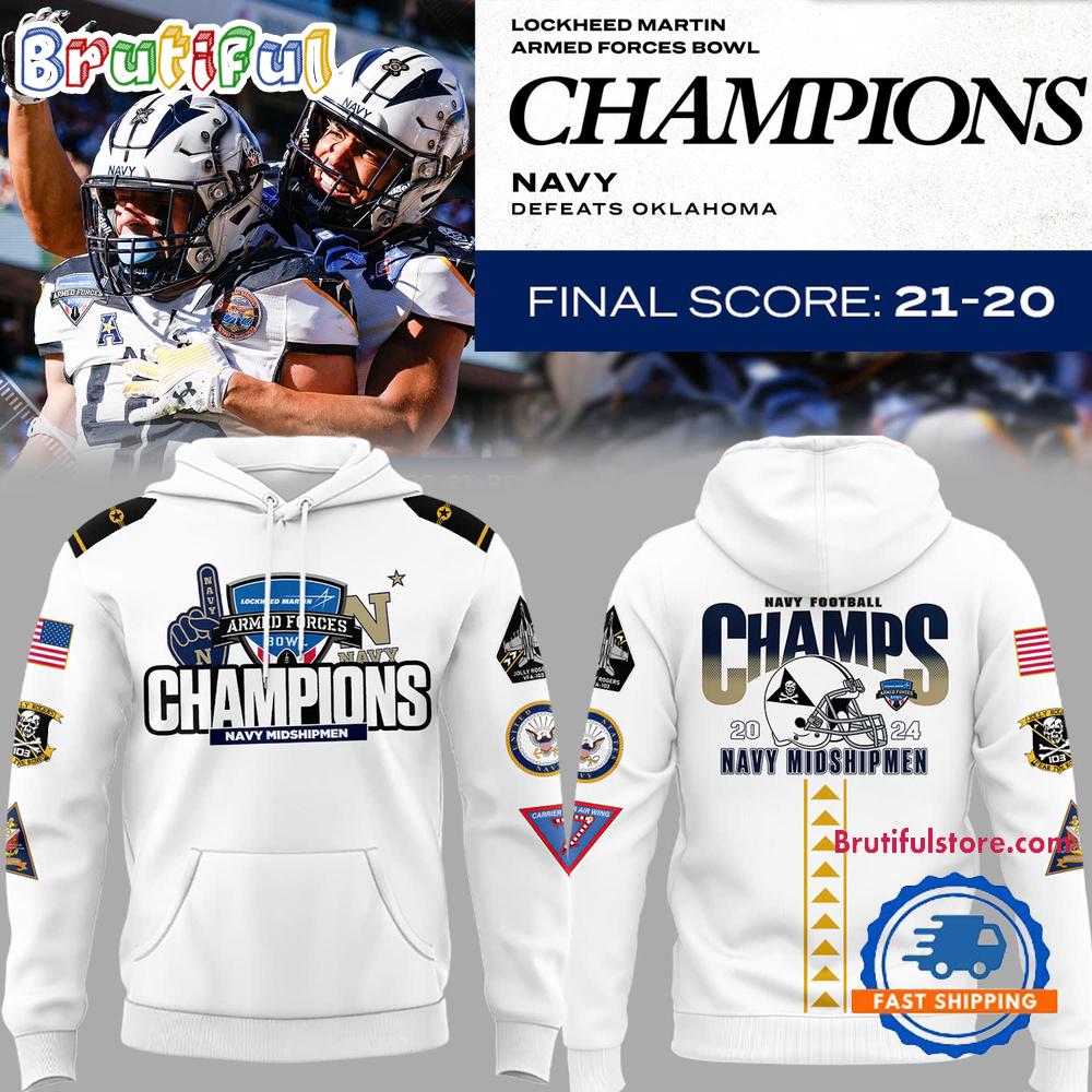 Navy Midshipmen Special Armed Forces Bowl Hoodie
