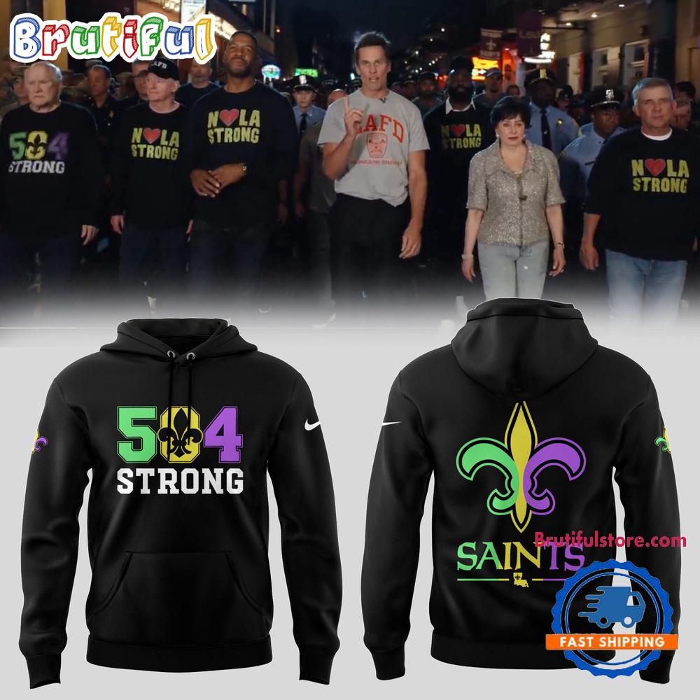 New Orleans Saints 504 Strong Limited Edition Hoodie Shirt