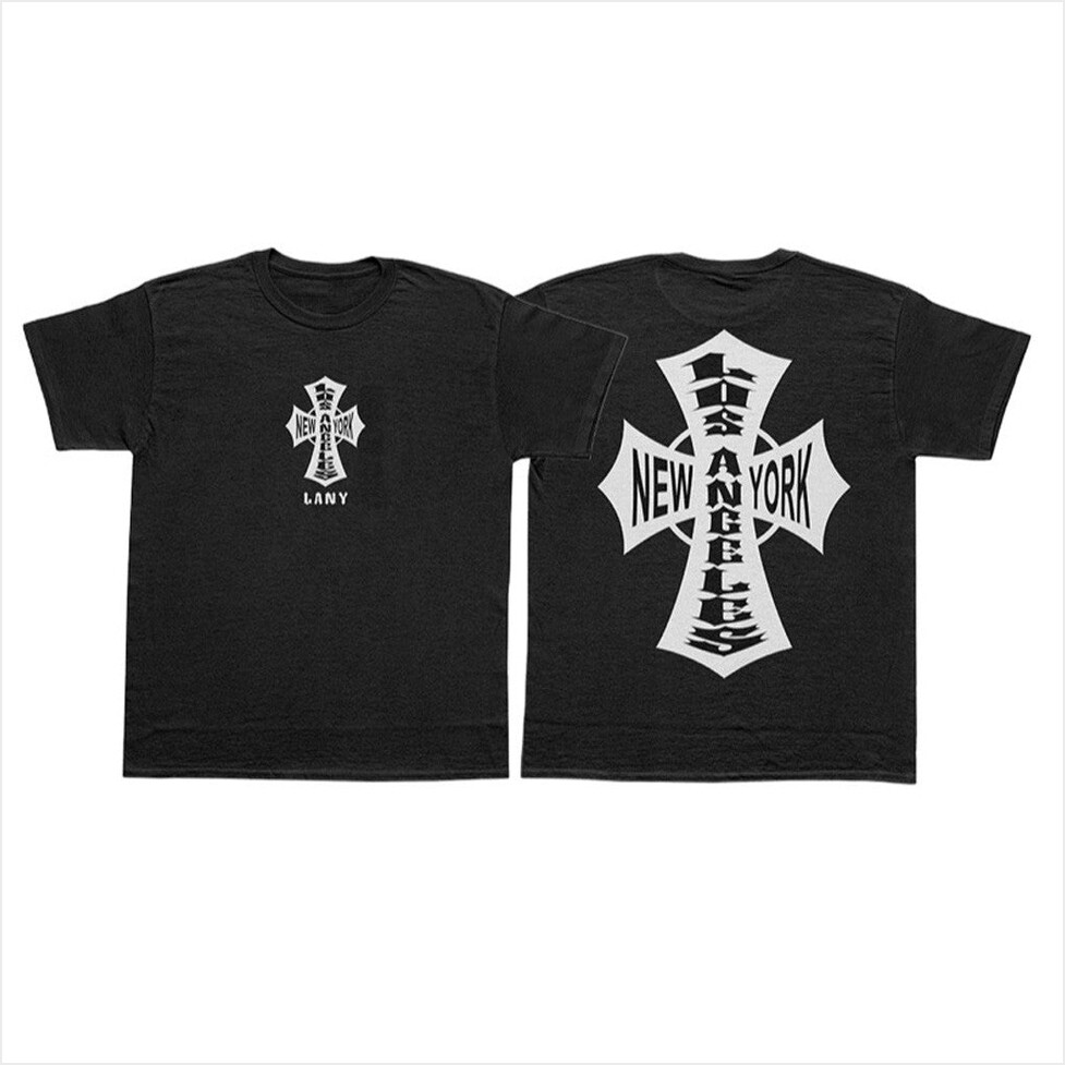 New York Los Angeles Cross T-Shirt Lany Merch Birthday Gifts For Dad BFF Gifts