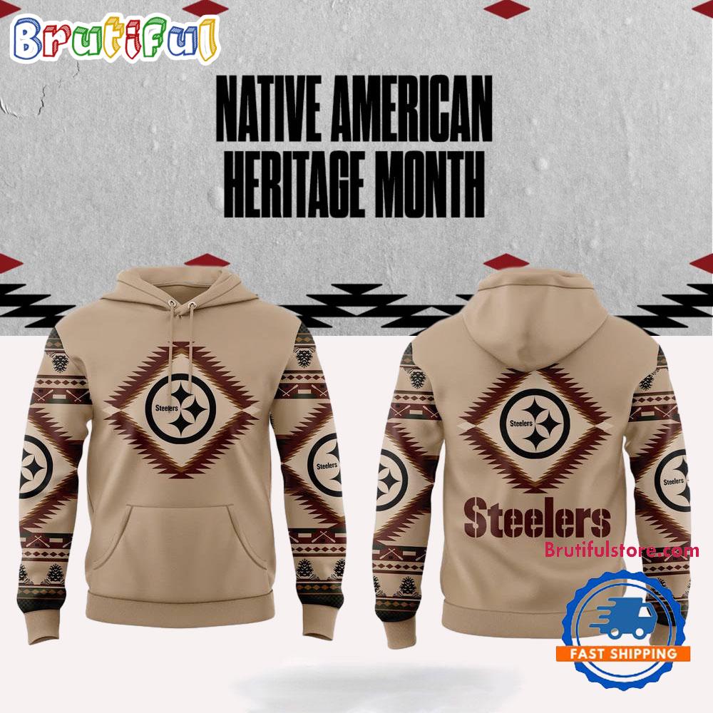 NFL Pittsburgh Steelers x National Native American Heritage Month Hoodie TShirt Sweatshirt