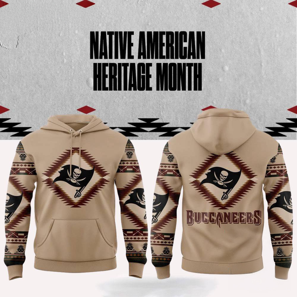 NFL Tampa Bay Buccaneers x National Native American Heritage Month Hoodie Football Themed Gifts