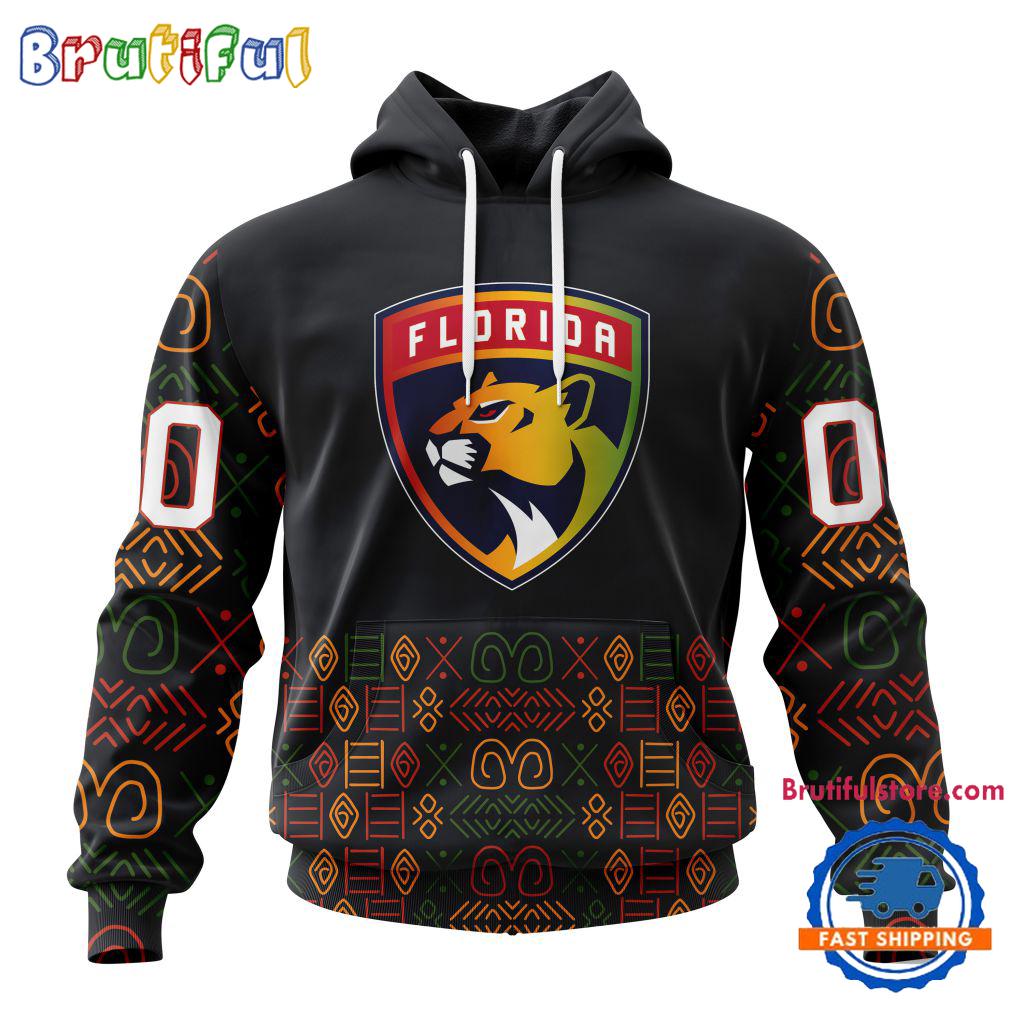 NHL Florida Panthers Special Design For Black History Month Hoodie TShirt Sweatshirt