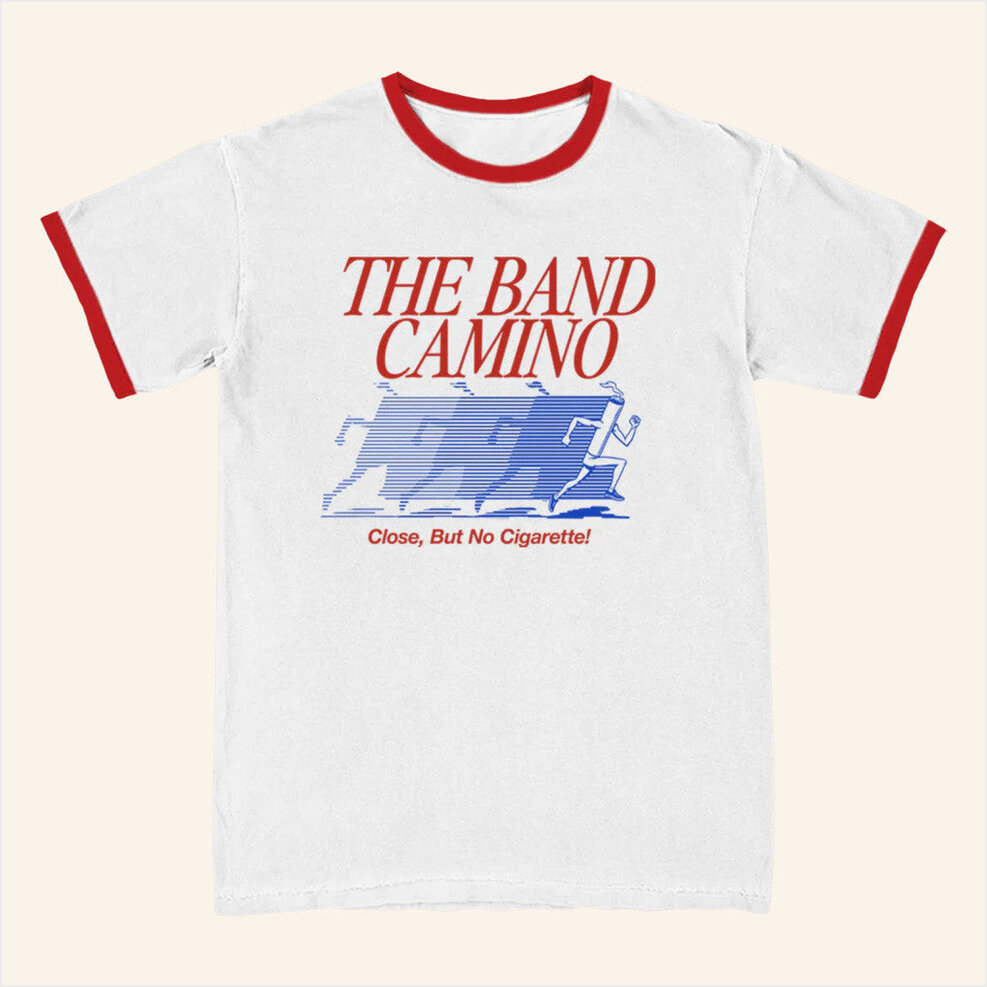 No Cigarette Ringer T-Shirt The Band Camino Merch Best Friend Gift Ideas BFF Birthday Gifts