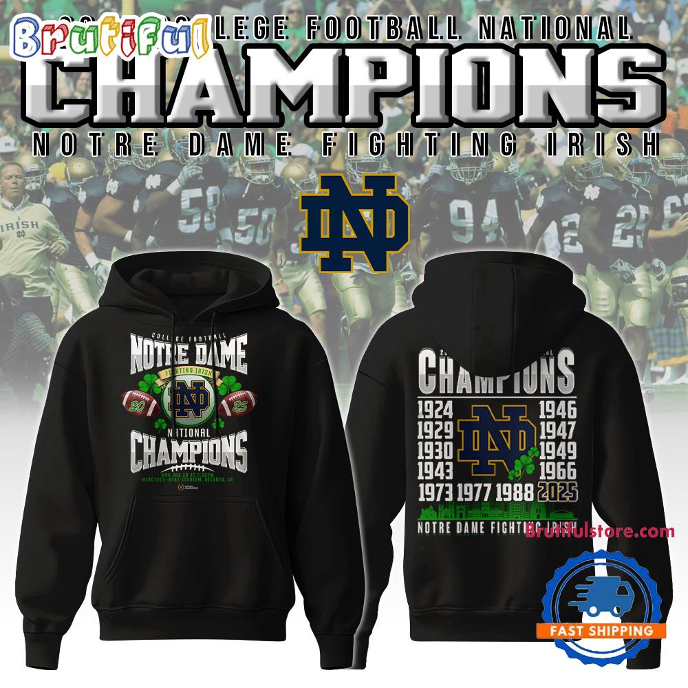 Notre Dame Football NCAA National Champions Unisex Hoodie