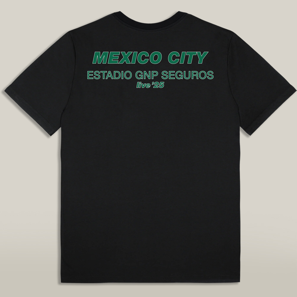 Oasis 25 Merch Live 25 Mexico City T Shirt Black Gift For Fans