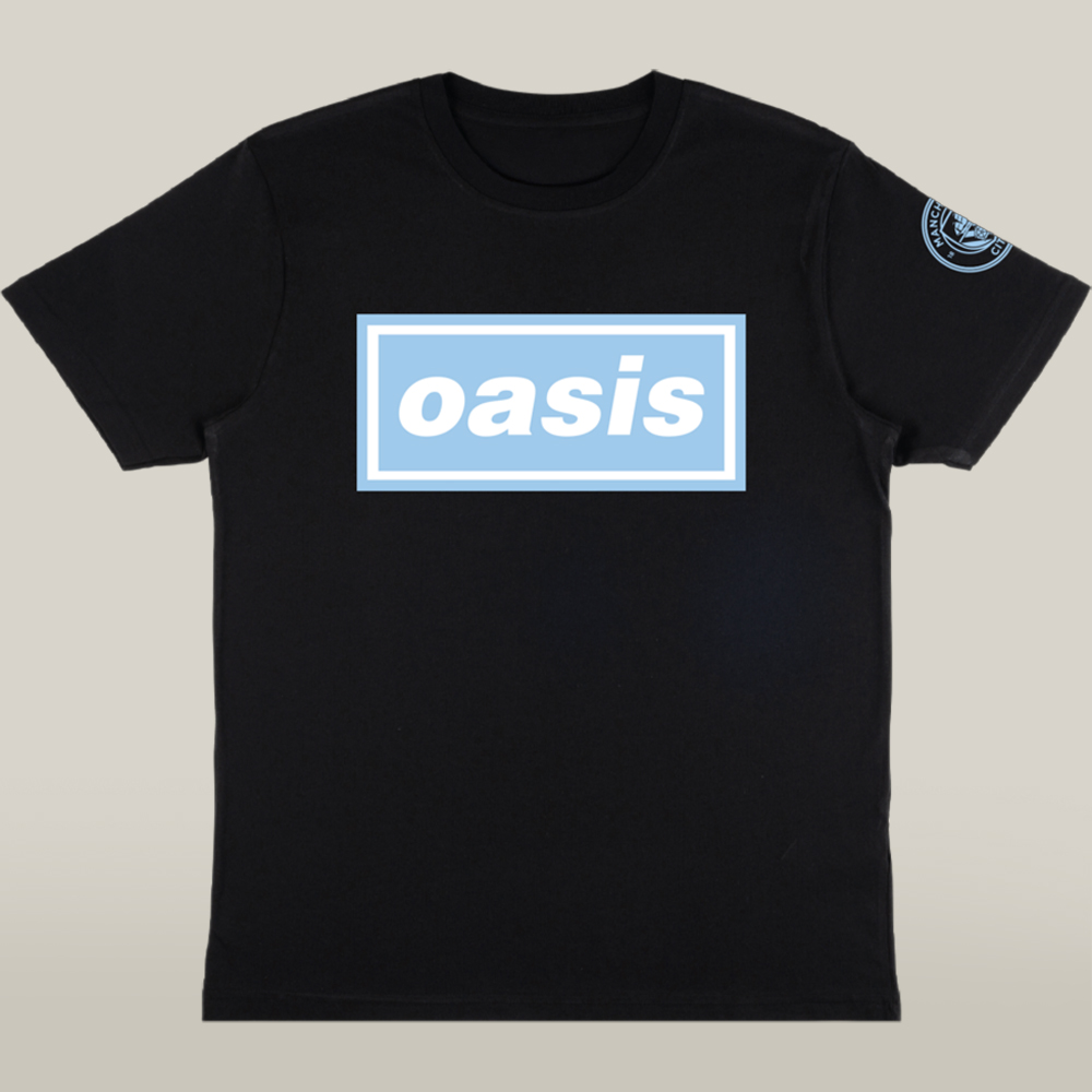 Oasis Merch Oasis Man City T Shirt Fan Merch Apparel